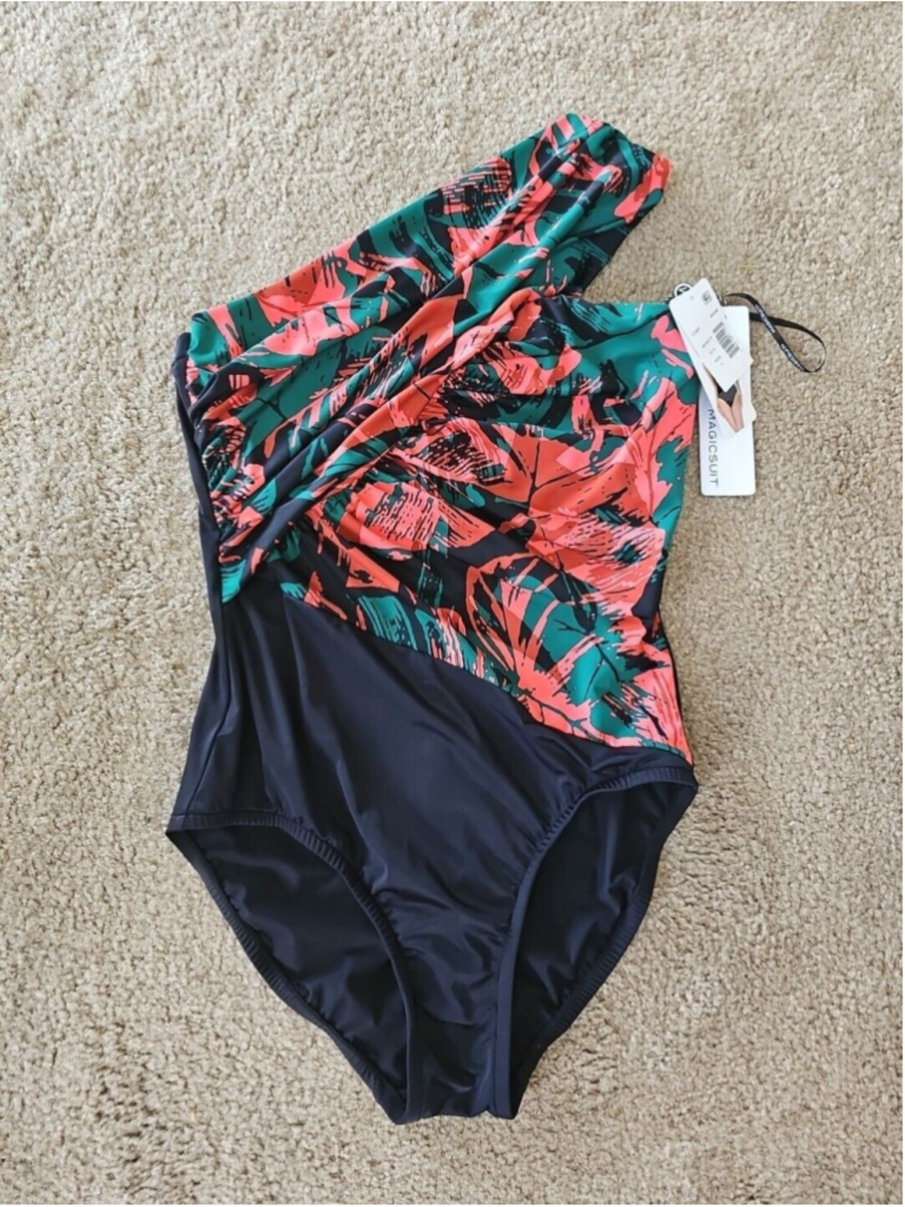 Magicsuit Miraclesuit Goddess One Piece Swimsuit Colorblock Size 8